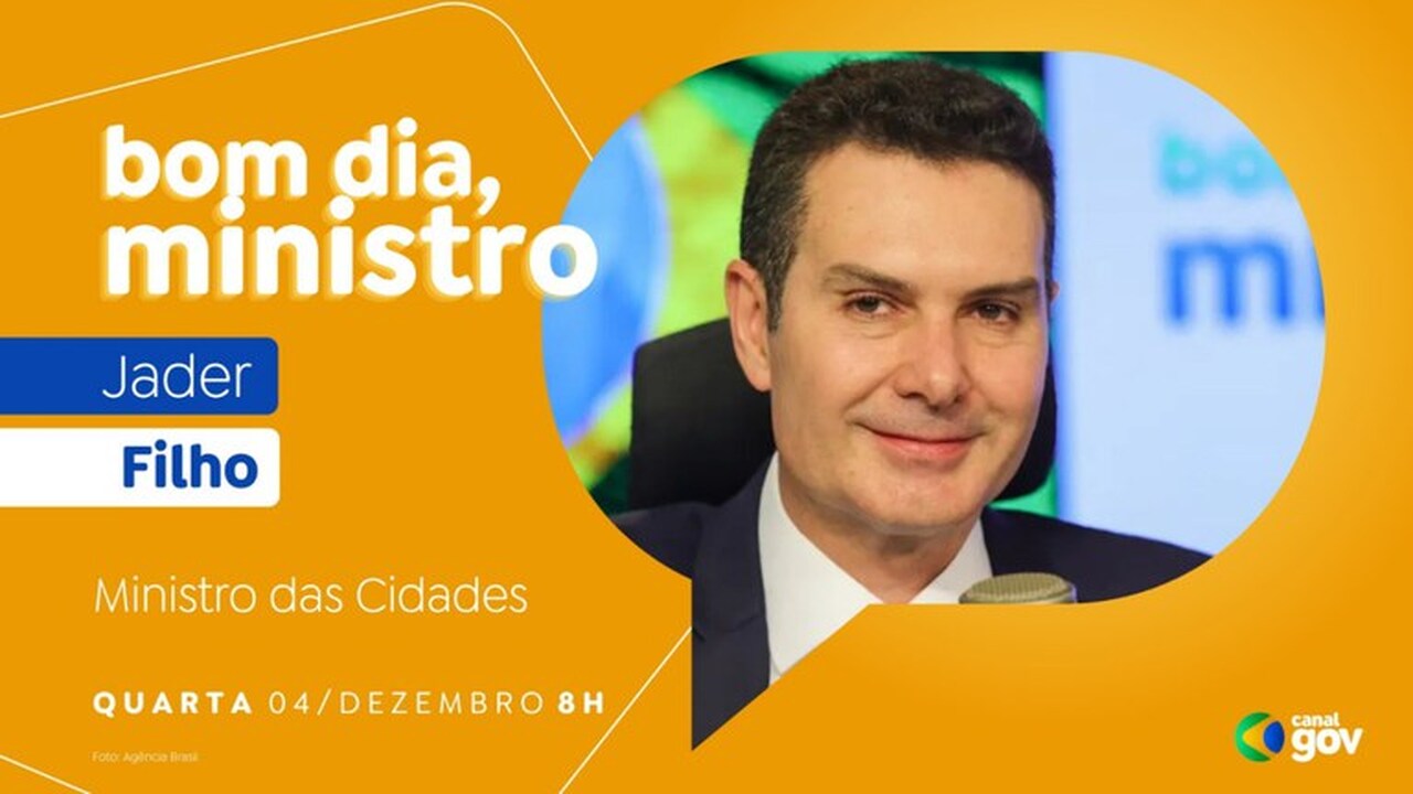 Jader Filho detalha Periferia Viva e avanços no Minha Casa, Minha Vida no Bom Dia, Ministro